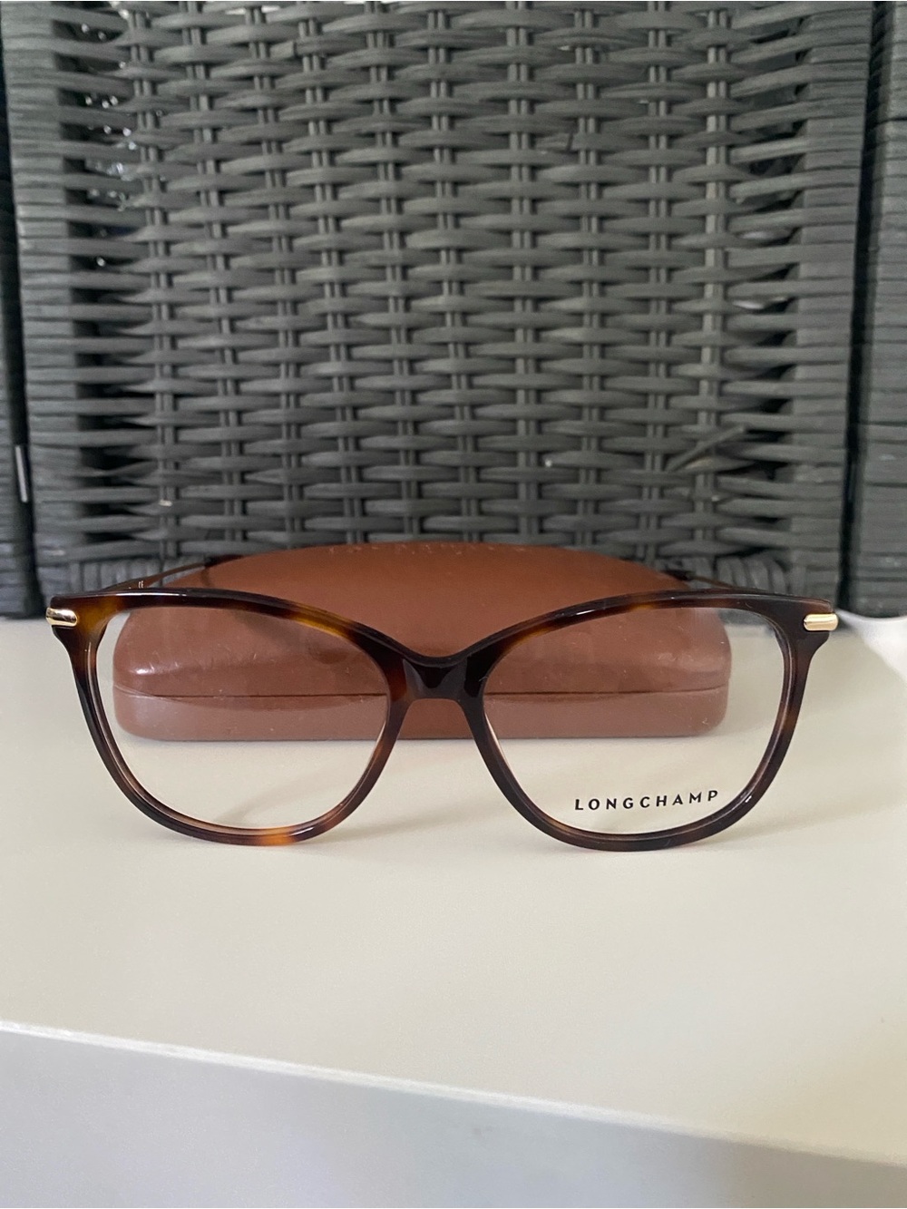 Longchamp Women's Tortoiseshell Optical Frames - Dark Brown